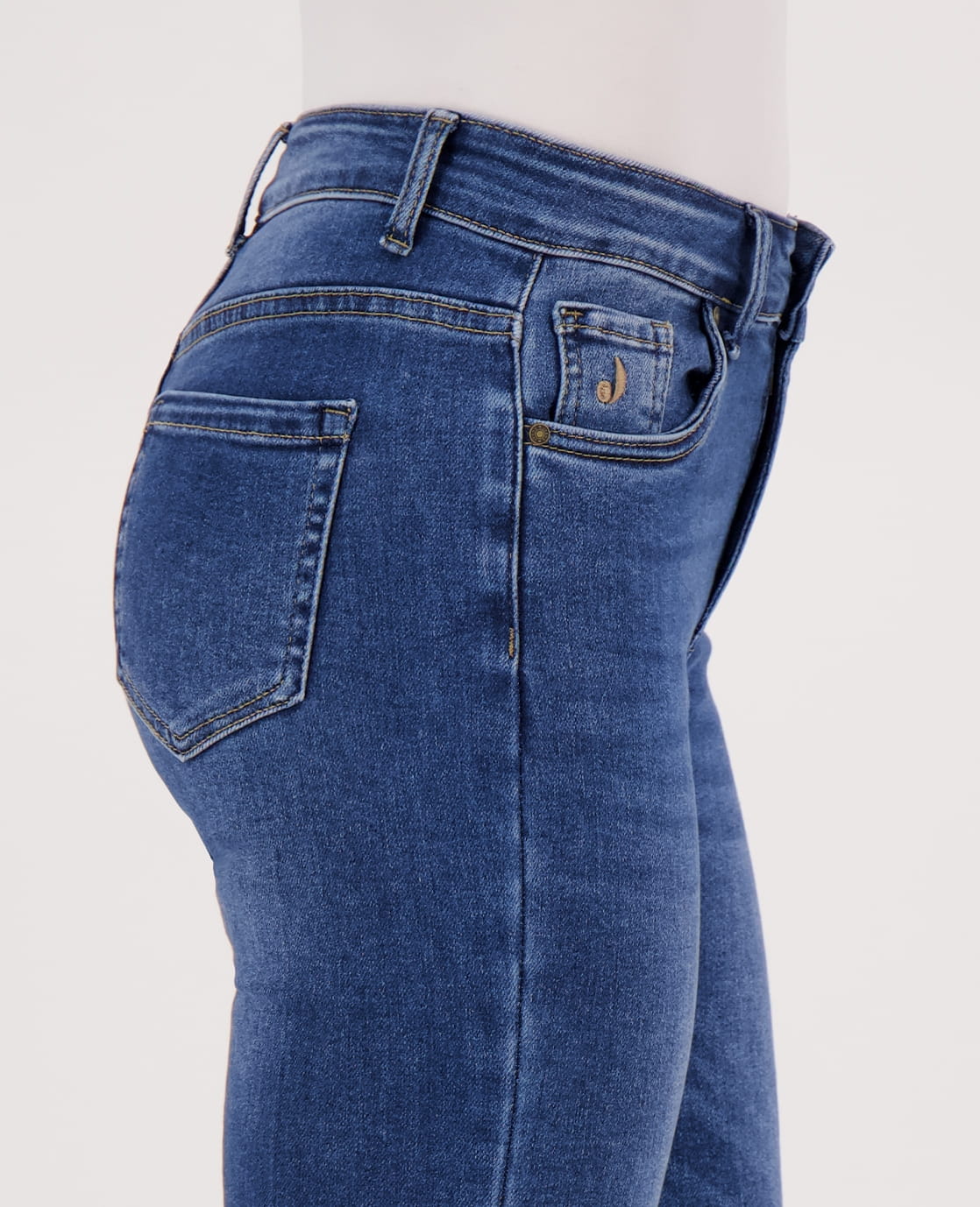Pant Luna Superstretch Denim | Dark Blue Denim - Image 5