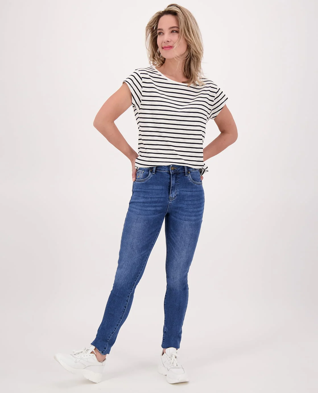 Pant Luna Superstretch Denim | Dark Blue Denim - Image 9