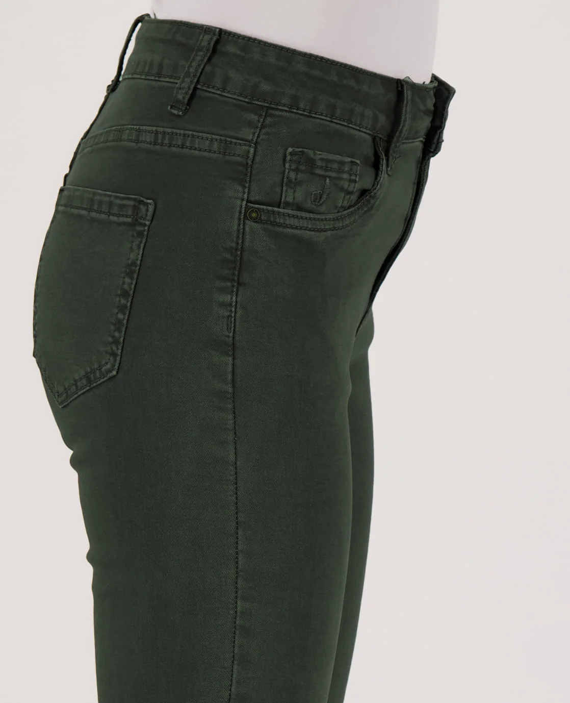 Pant Luna Superstretch Denim | Forest Green - Image 3