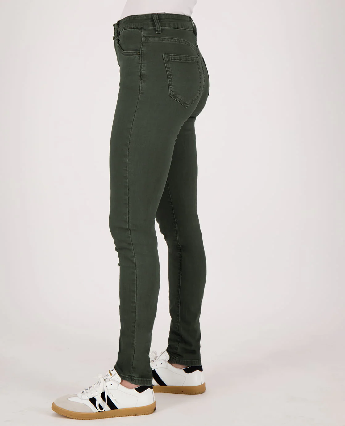 Pant Luna Superstretch Denim | Forest Green - Image 4