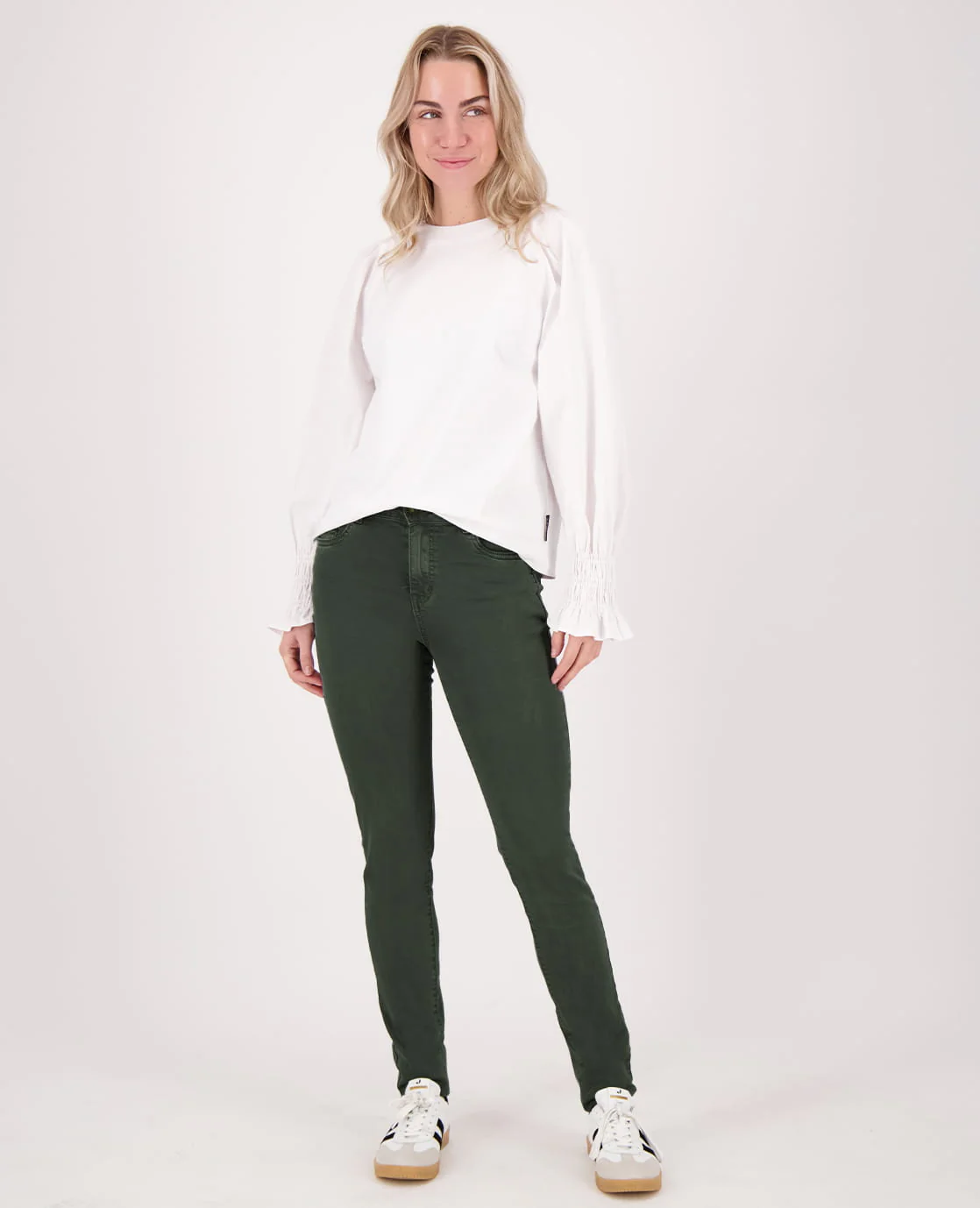 Pant Luna Superstretch Denim | Forest Green - Image 6