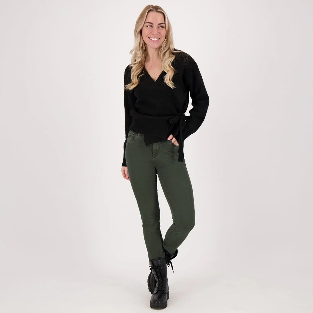 Pant Luna Superstretch Denim | Forest Green - Image 8