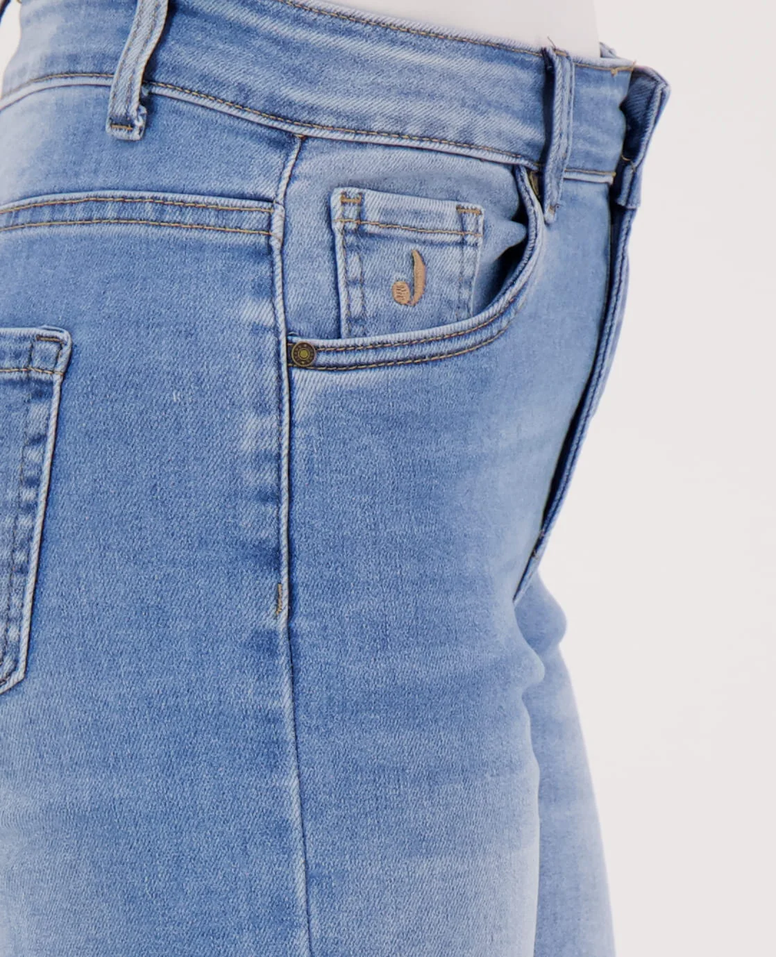 Pant Luna Superstretch Denim | Light Blue Denim - Image 3
