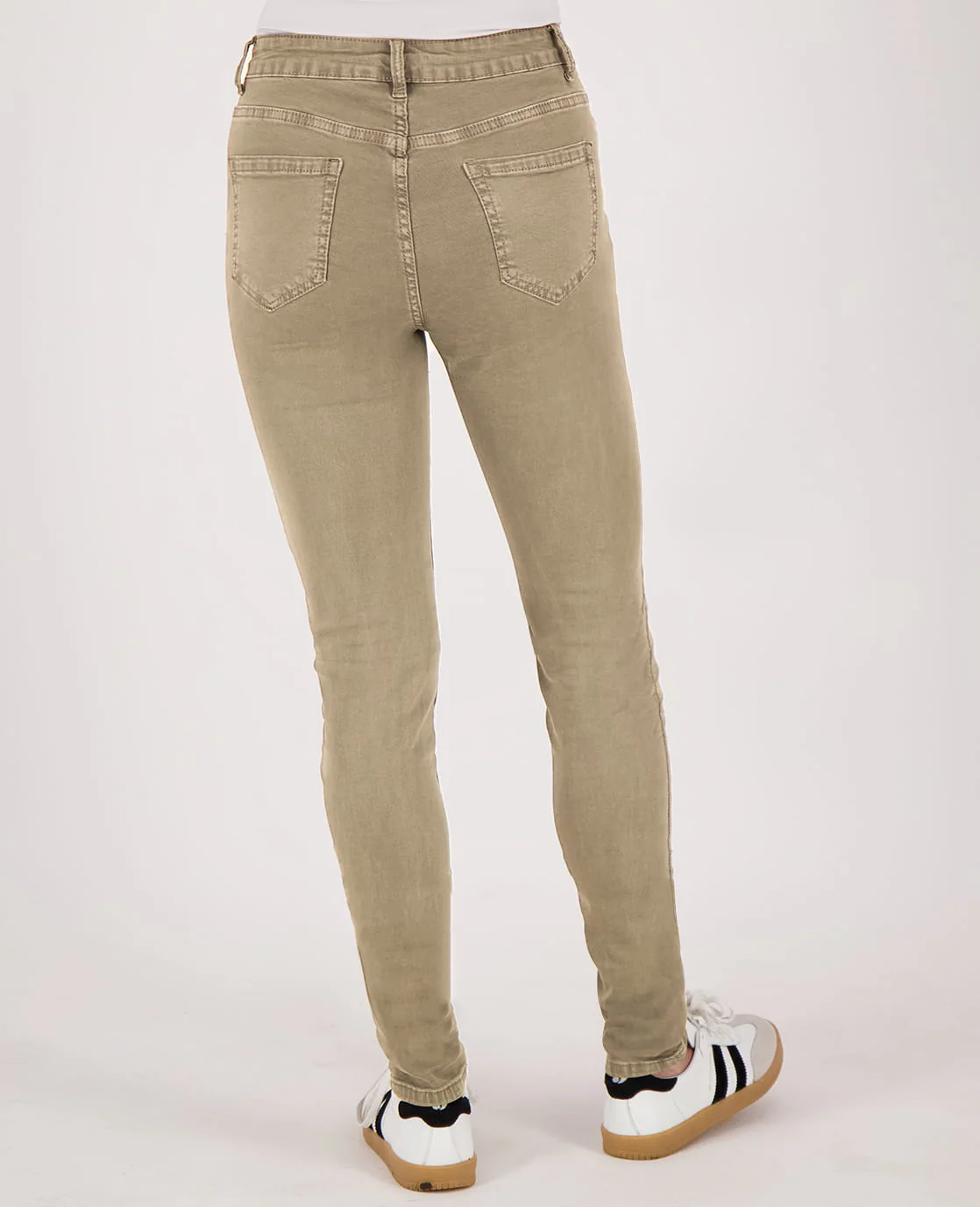 Pant Luna Superstretch Denim | Taupe - Image 5