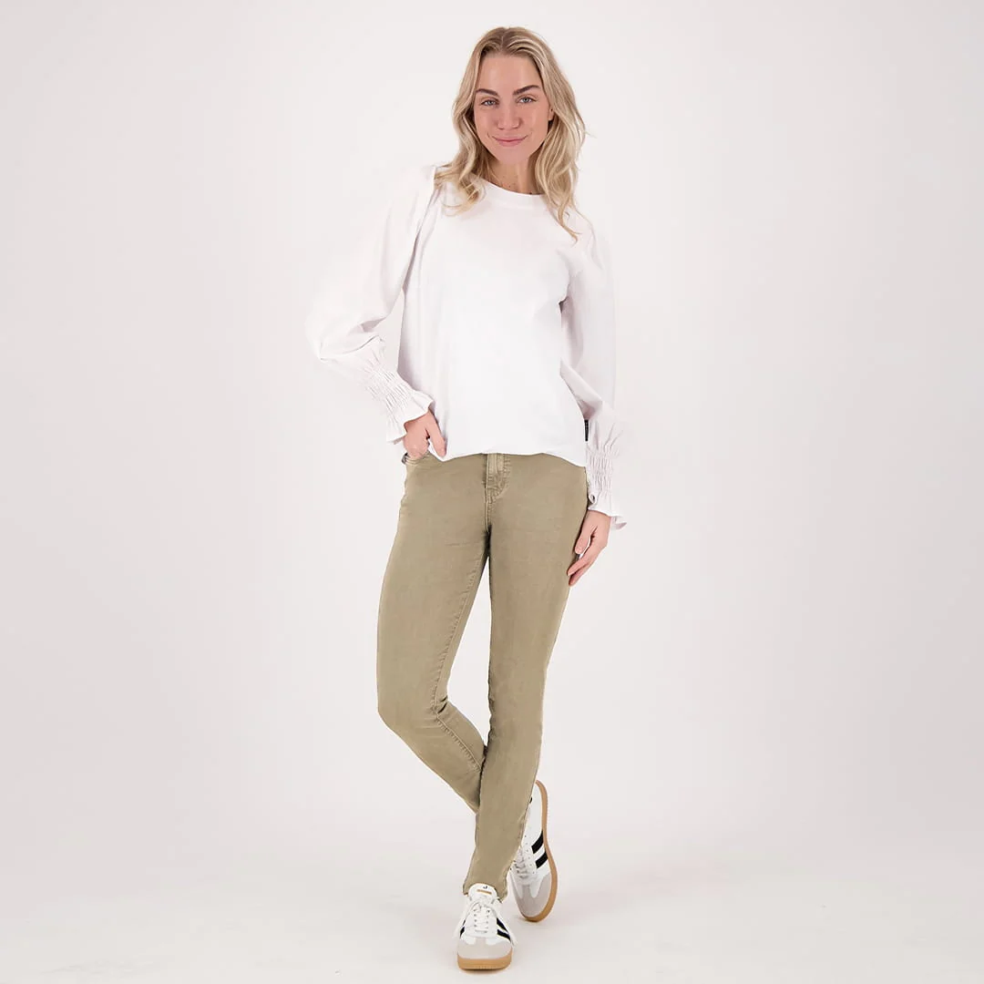 Pant Luna Superstretch Denim | Taupe - Image 8