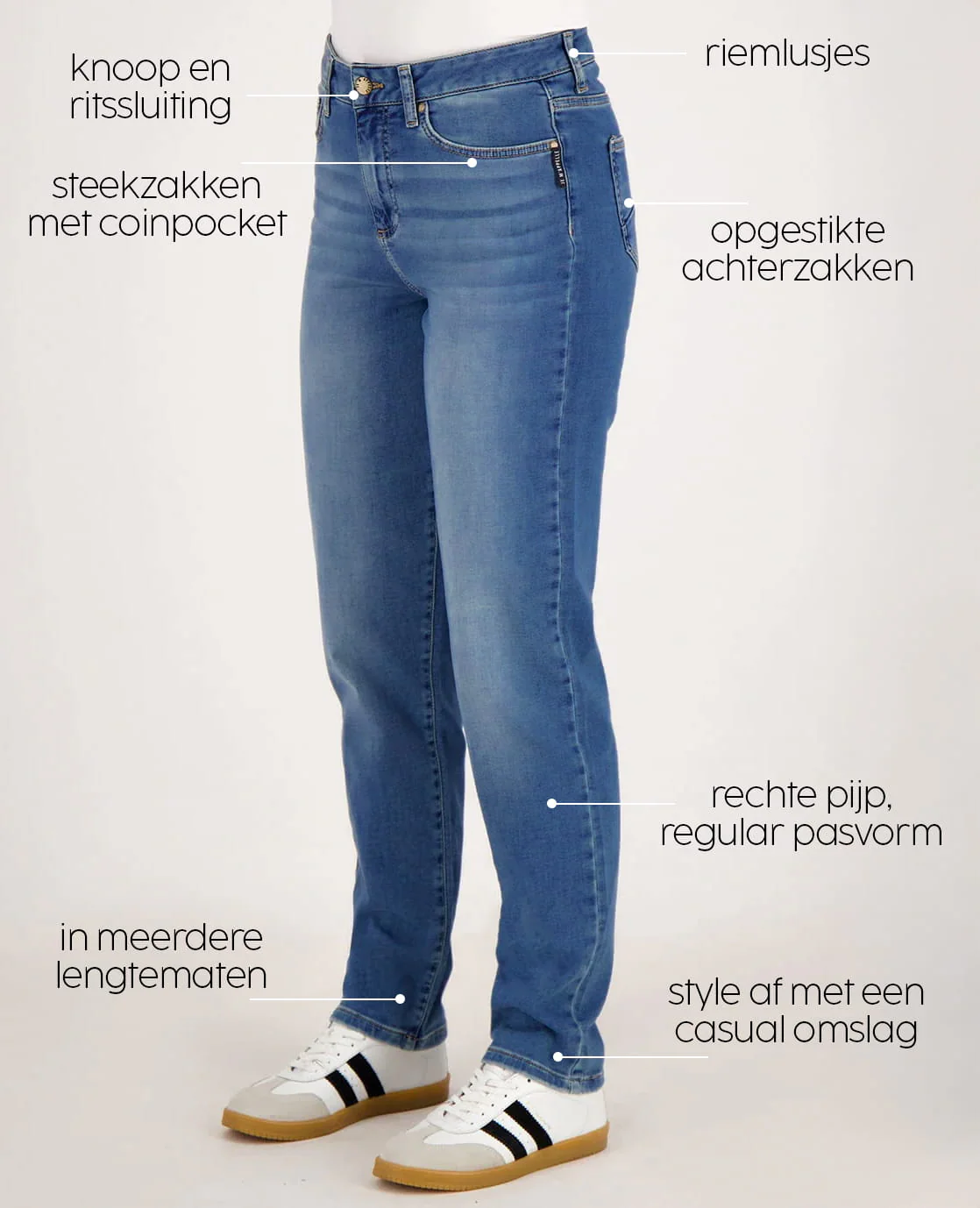 Pant Lynn Jogg Denim | Medium Denim - Image 2