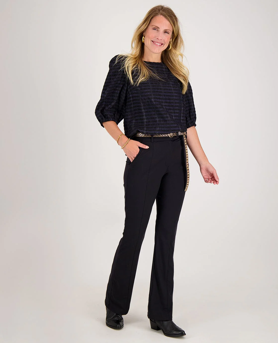 Pant Lyon Flare Travel +++ | Zwart - Image 9
