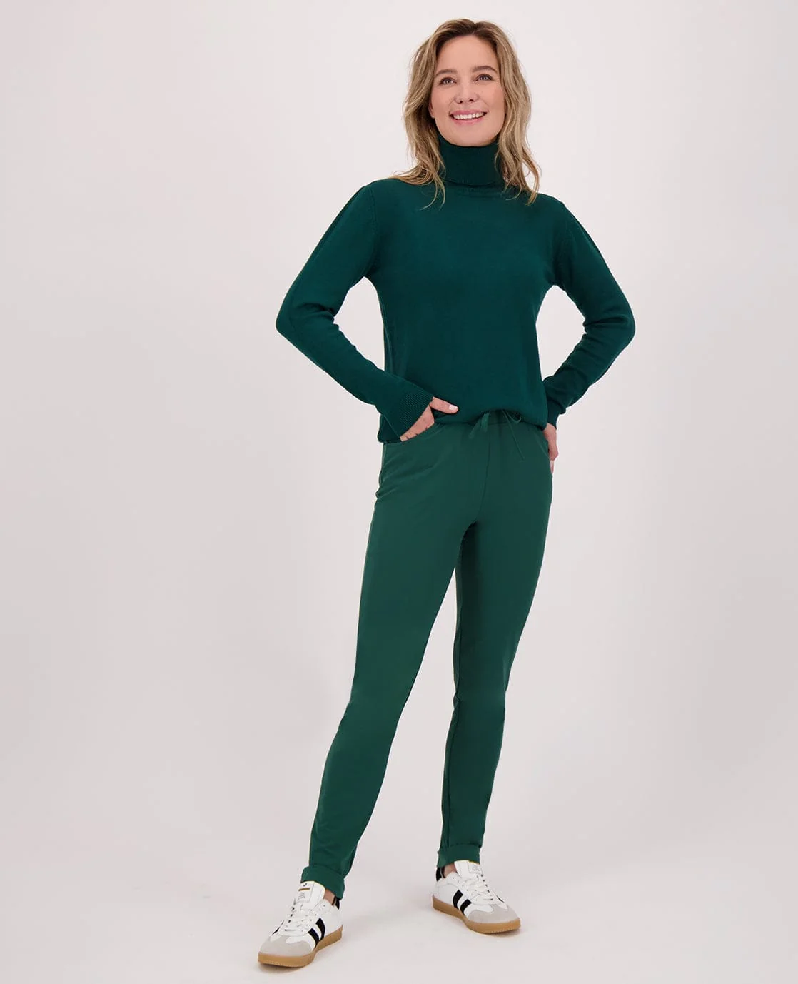 Pant Perfecte Travel +++ | Bottle Green - Image 6