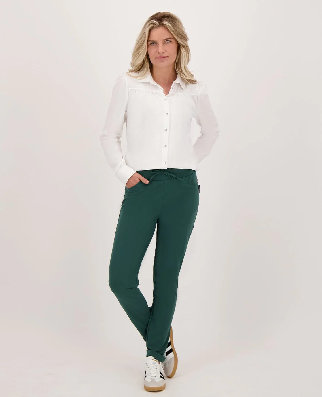 Pant Perfecte Travel +++ | Bottle Green - Image 7