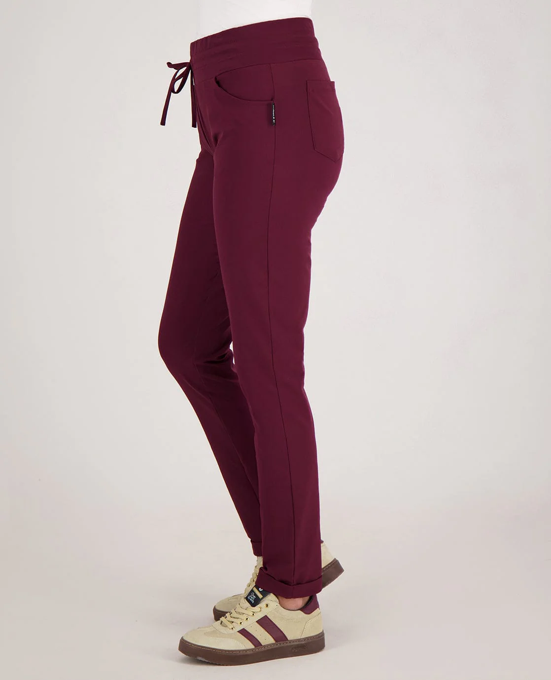 Pant Perfecte Travel +++ | Burgundy - Image 4