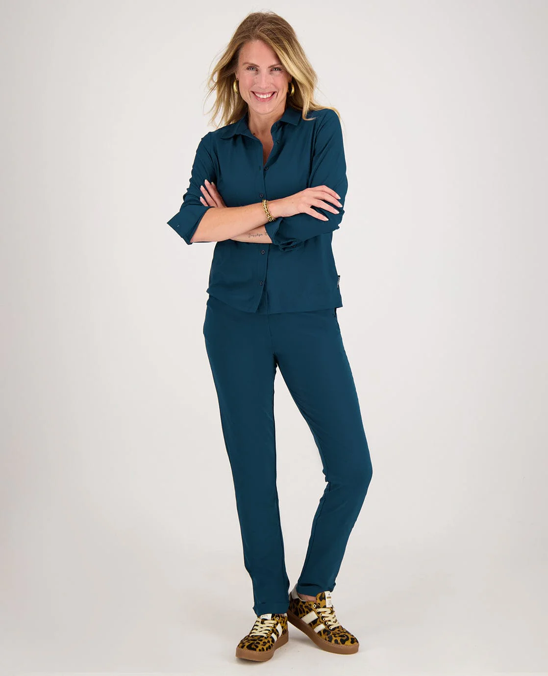 Pant Perfecte Travel +++ | Steel Blue - Image 7