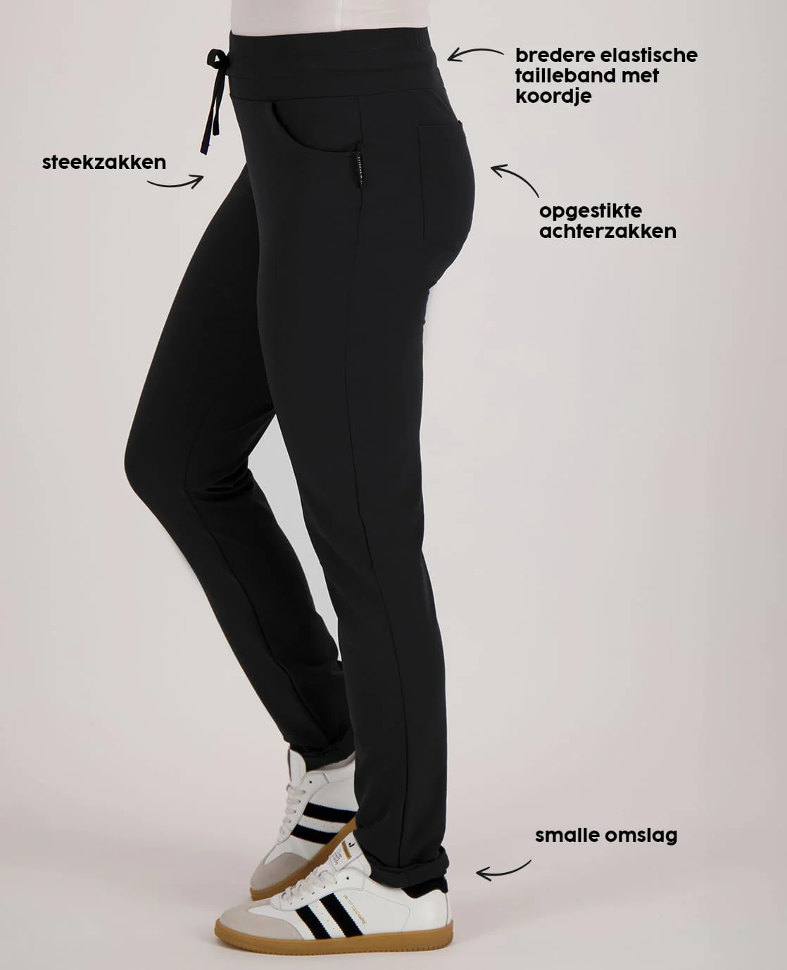 Pant Perfecte Travel ++ | Zwart - Image 3