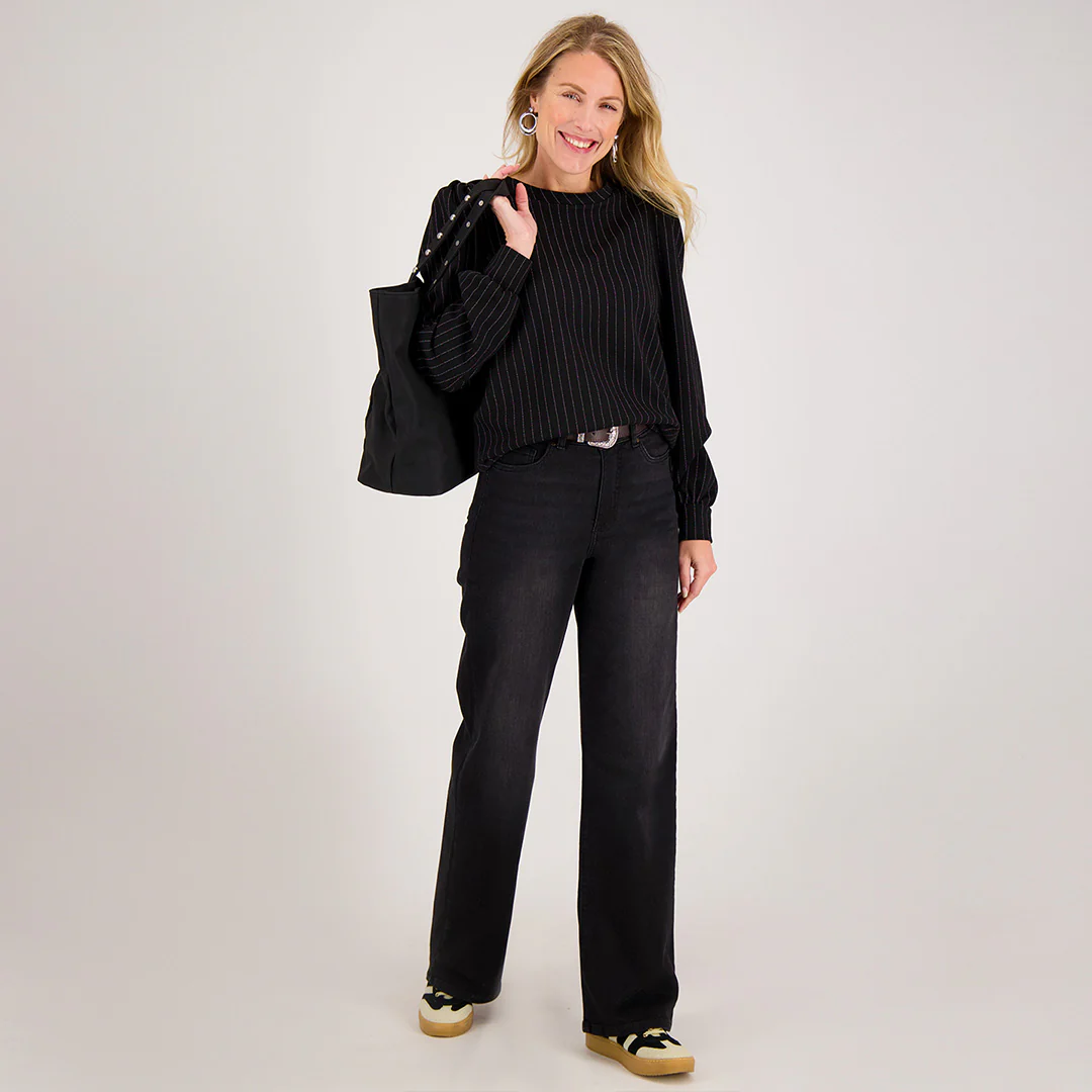 Pant Romee Jogg Denim | Black Denim - Image 9
