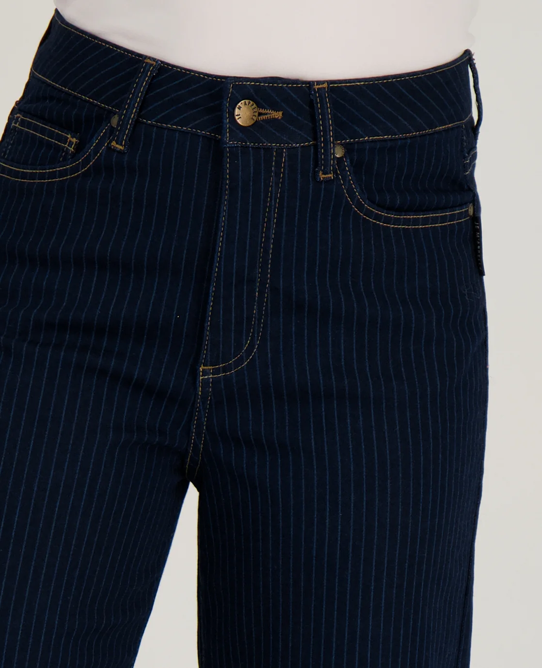 Pant Romee Jogg Denim | Dark Denim Pinstripe - Image 3