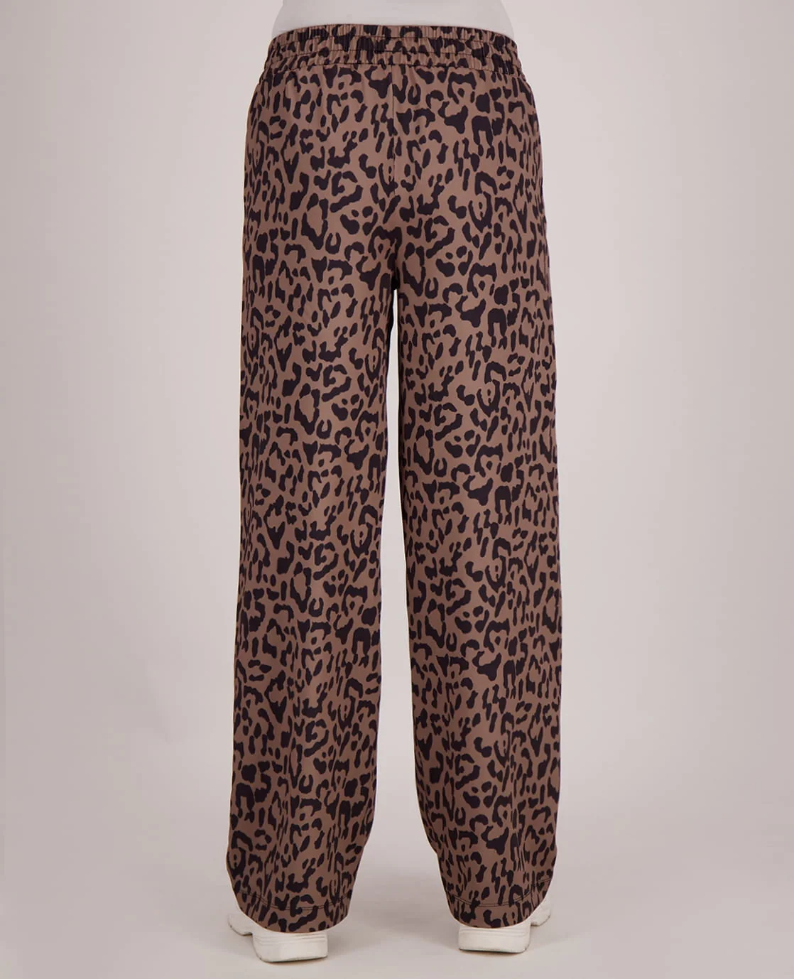 Pant Satin Straight | Taupe / Zwart - Image 6