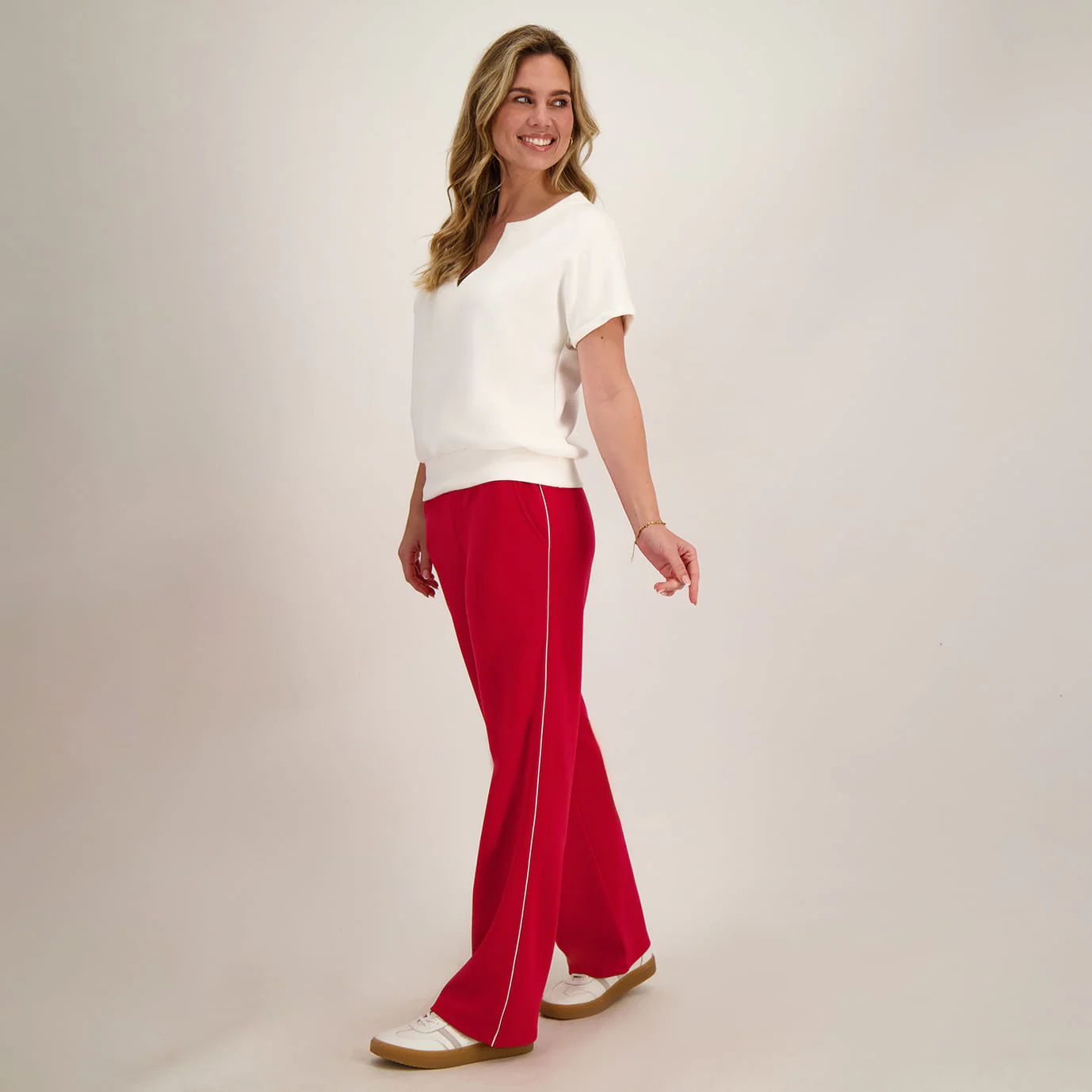 Pant Stephie | Rood - Image 2