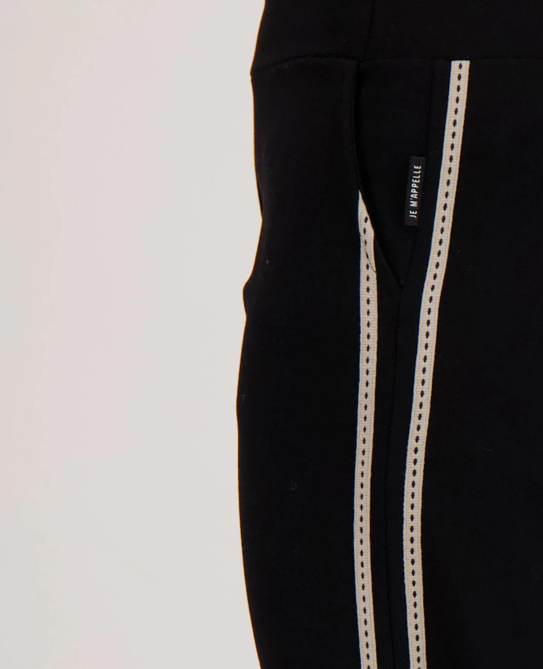 Pant Straight | Black/Ecru - Image 3