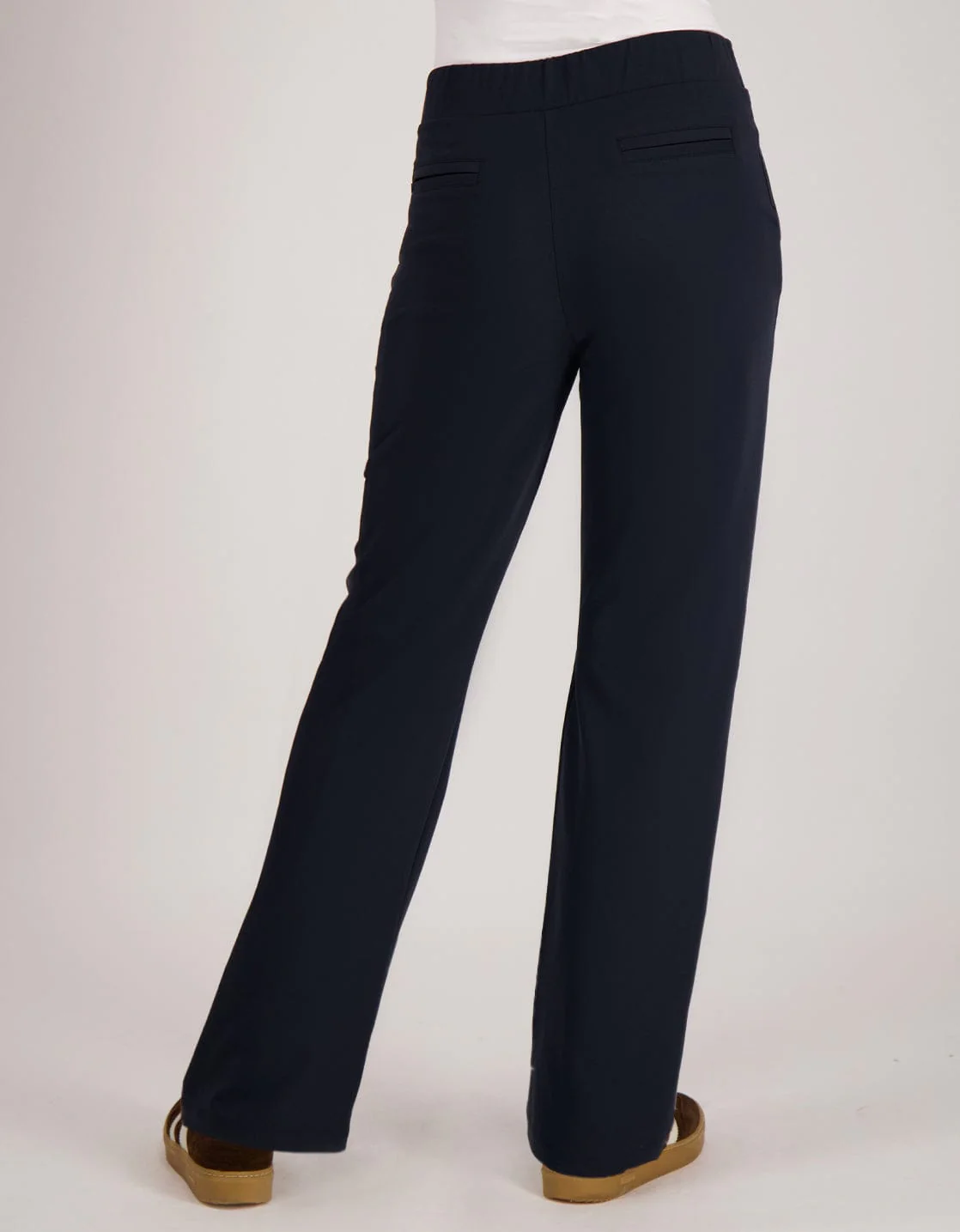 Pant Straight Buttons Travel | Donkerblauw - Image 6