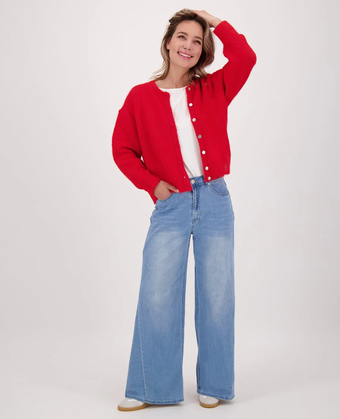 Pant Straight Denim Stretch | Light Denim - Image 6