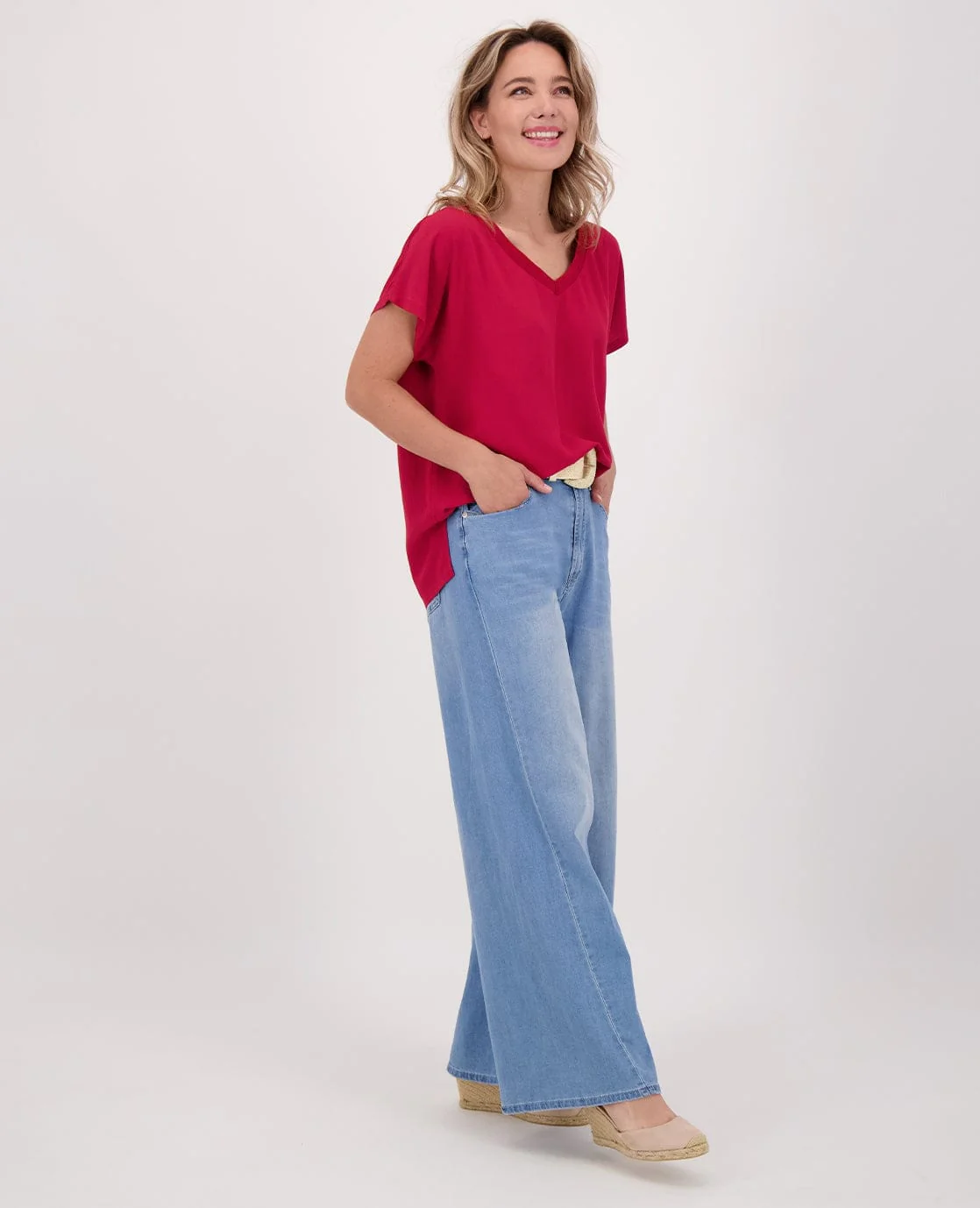 Pant Straight Denim Stretch | Light Denim - Image 7