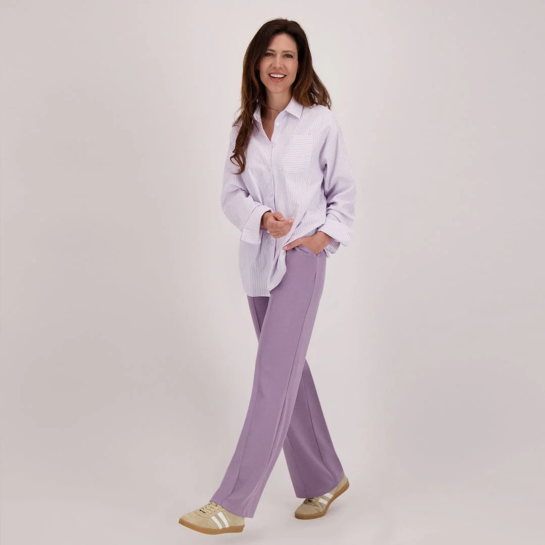 Pant Straight Doortje | Mauve