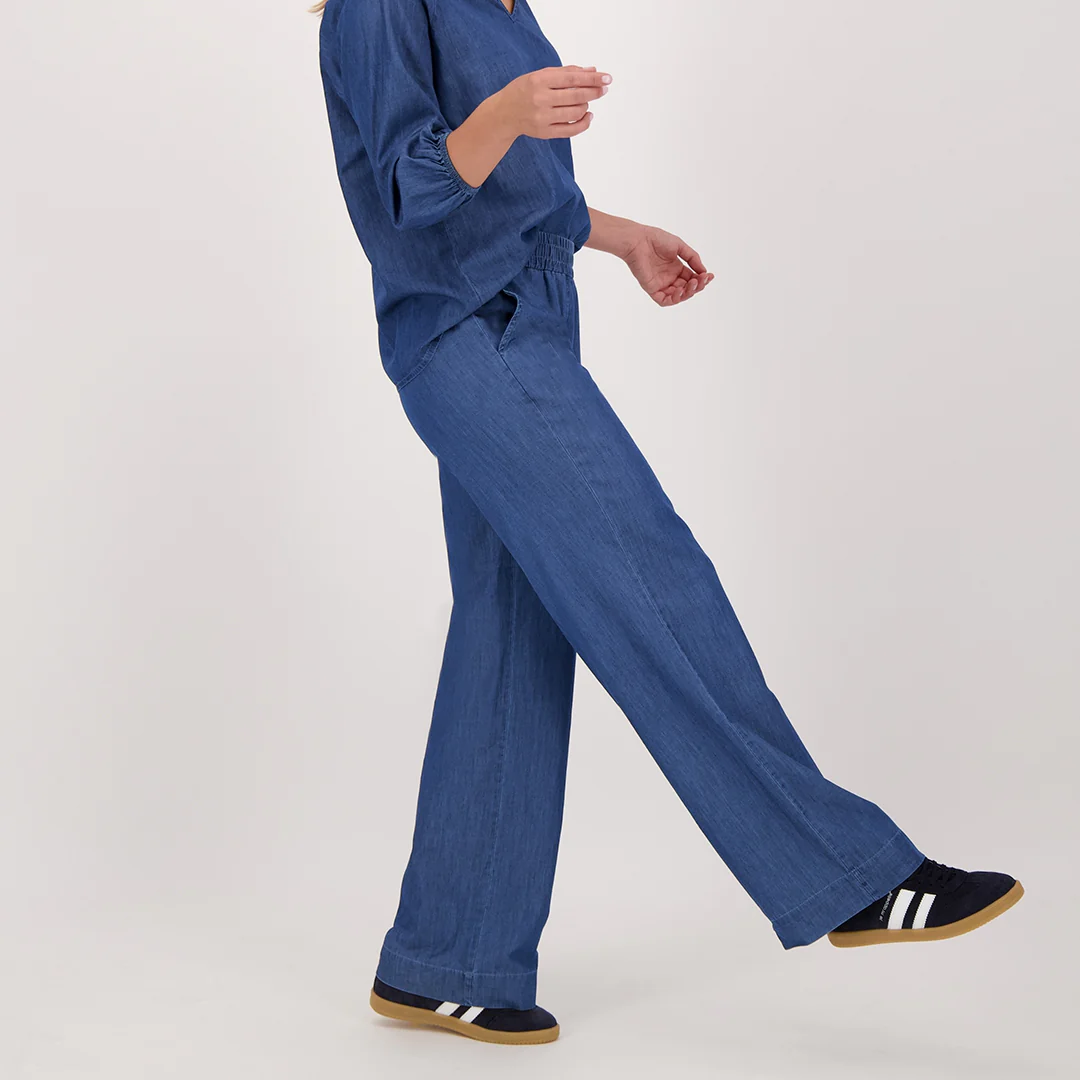 Pant Straight | Mid Blue