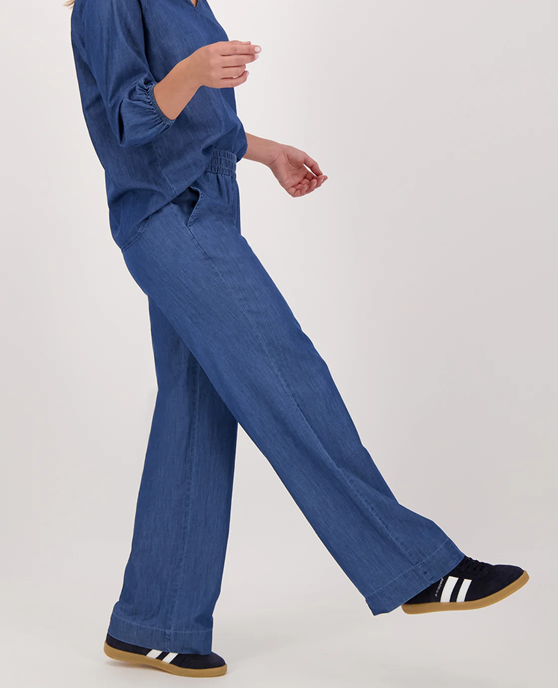 Pant Straight | Mid Blue - Image 2