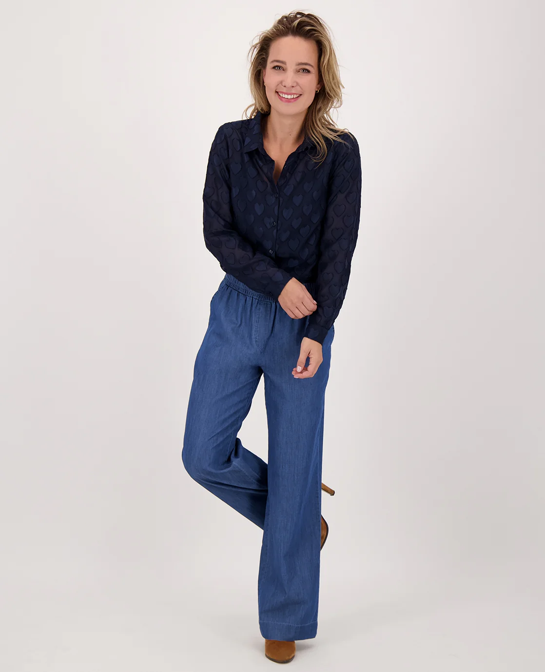 Pant Straight | Mid Blue - Image 6