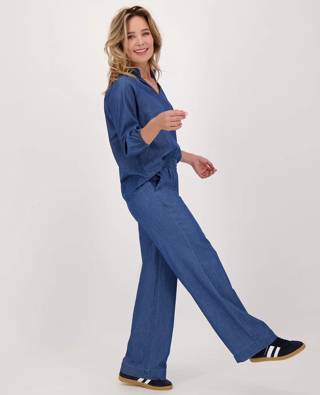 Pant Straight | Mid Blue - Image 7