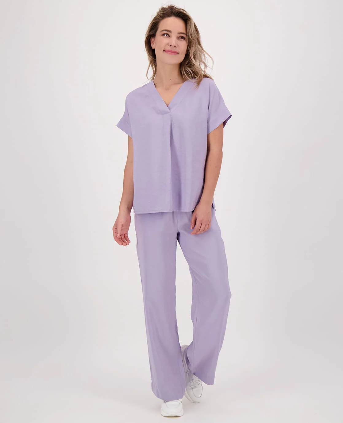 Pant Straight | Pastel Paars - Image 7