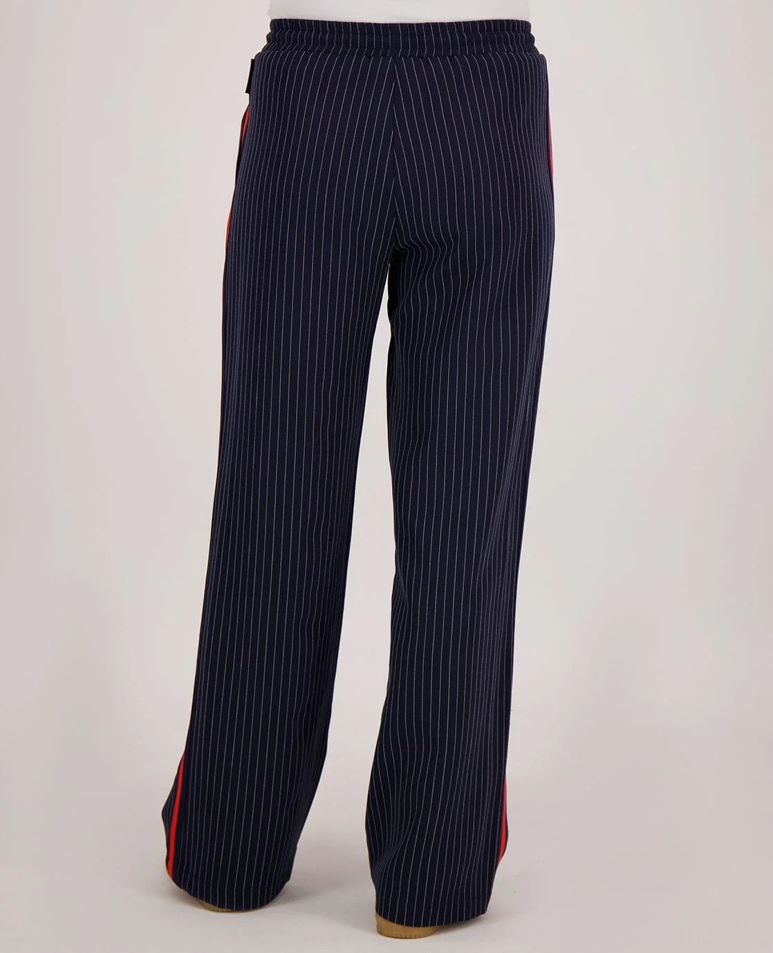 Pant Straight Pinstripe | Donkerblauw / Off White - Image 6