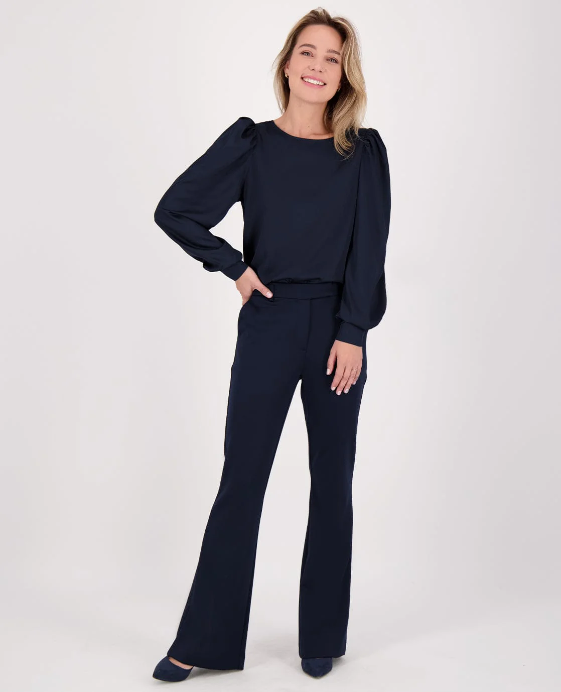 Pant Flare Premium Travel | Midnight Blue - Image 5