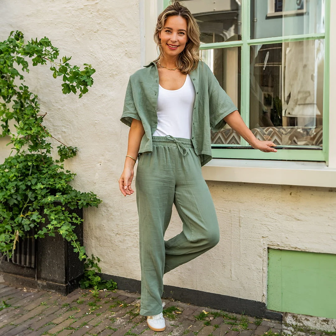 Pant Straight | Summer Olive - Image 2