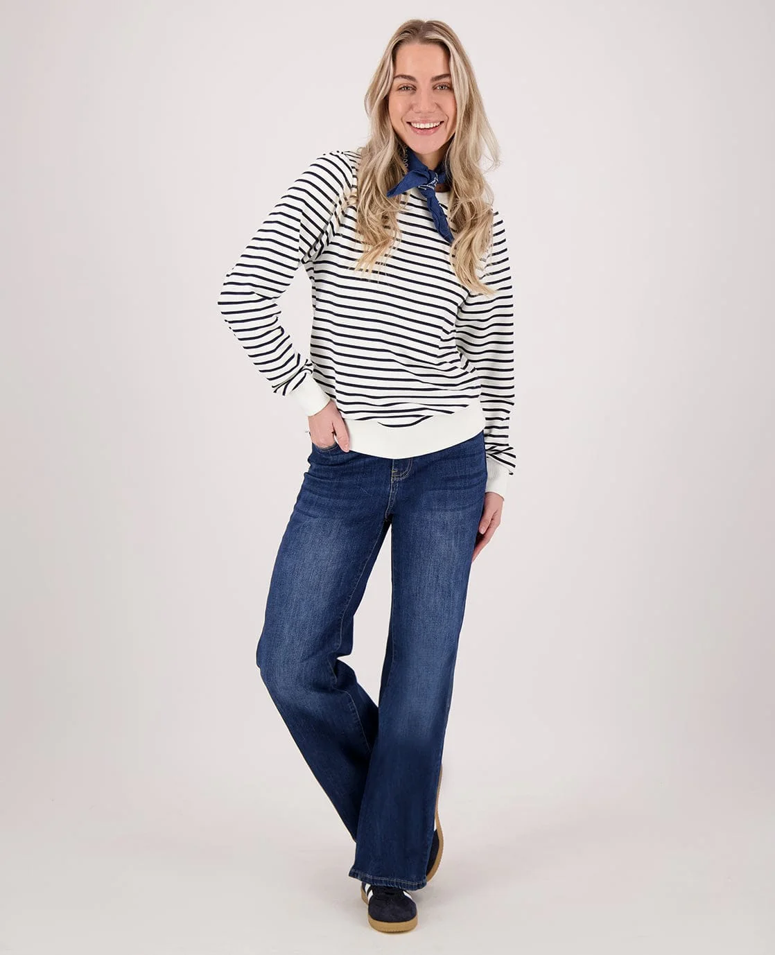 Pant Straight Superstretch Denim | Medium Denim - Image 7