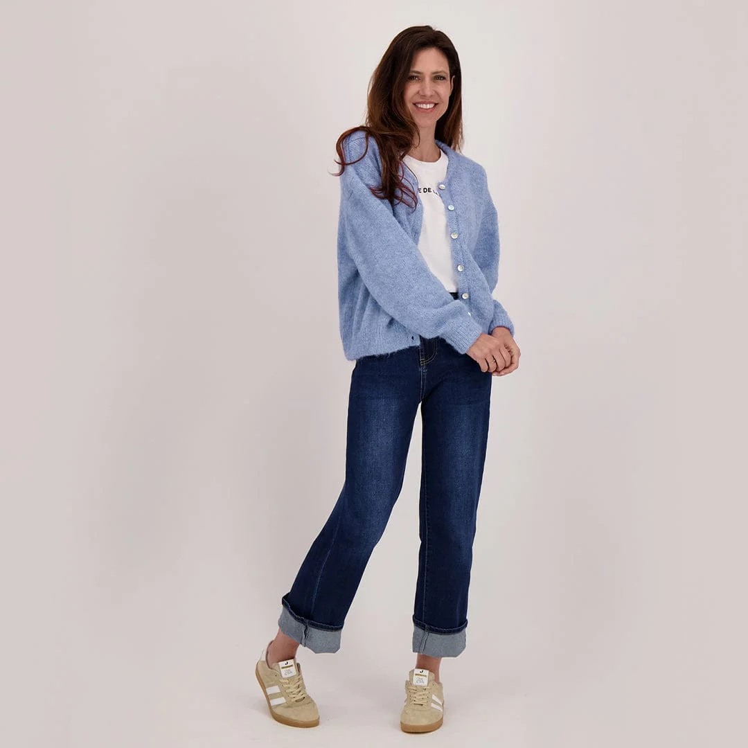 Pant Straight Superstretch Denim | Medium Denim - Image 10