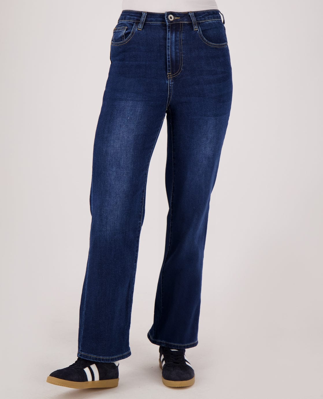 Pant Straight Superstretch Denim | Medium Denim - Image 6