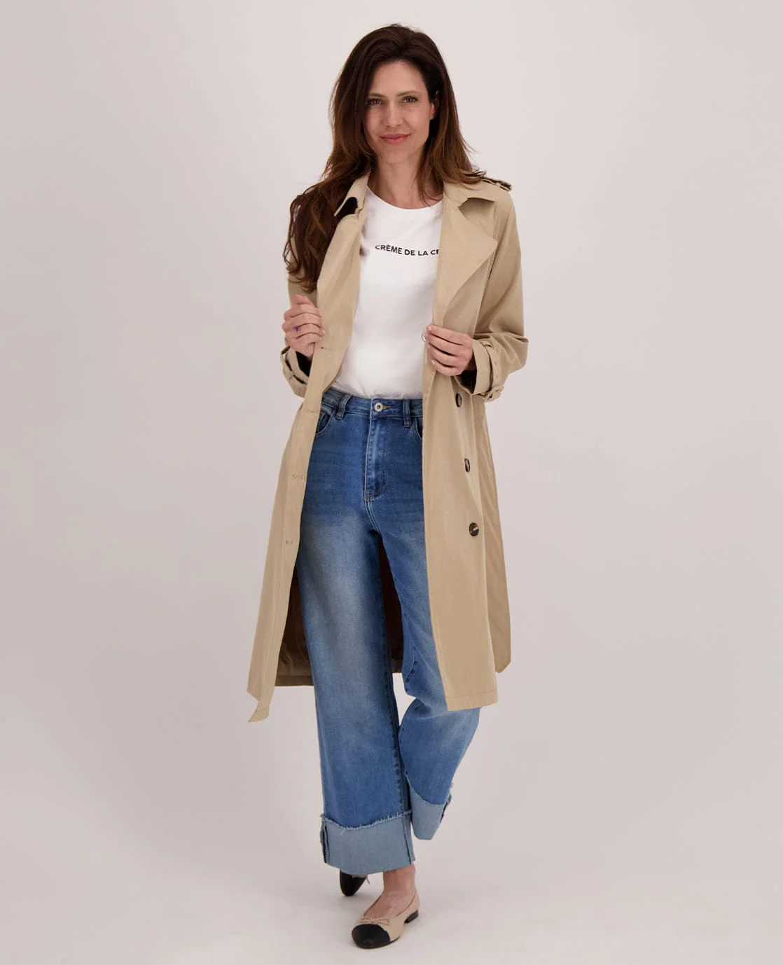Pant Straight Superstretch Denim | Medium Blue Denim - Image 7