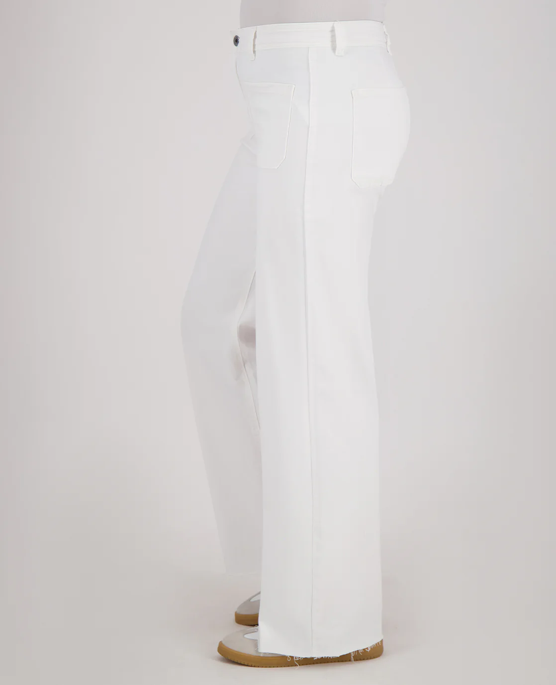 Pant Straight Superstretch Denim | Wit - Image 8