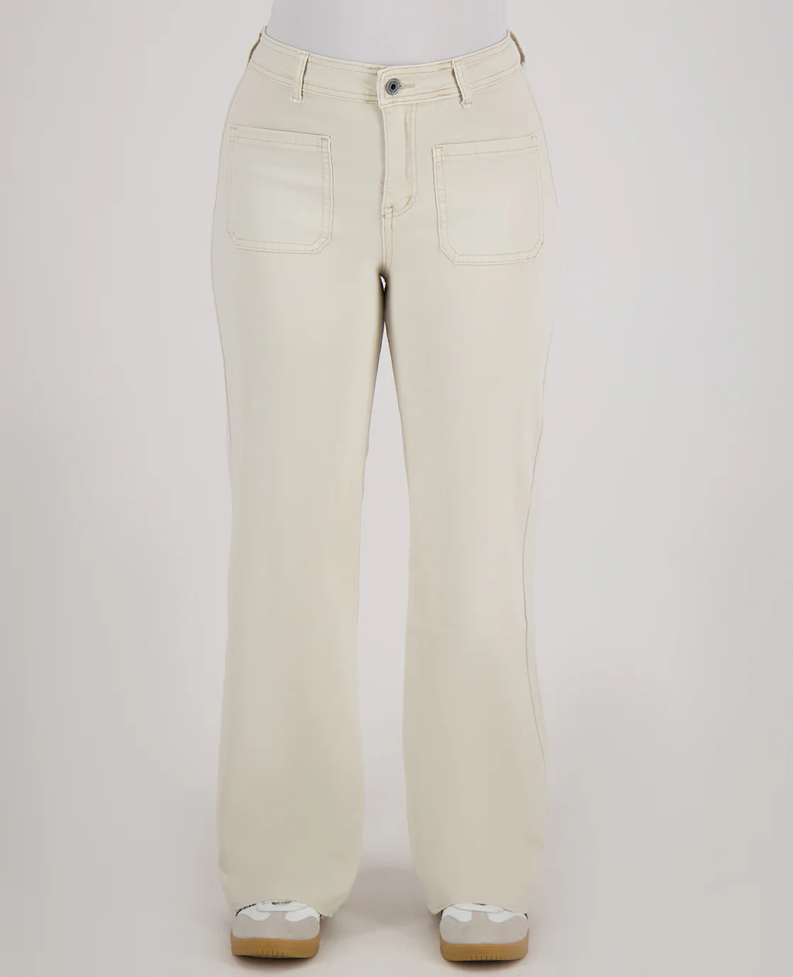 Pant Straight Superstretch Denim | Zand - Image 3