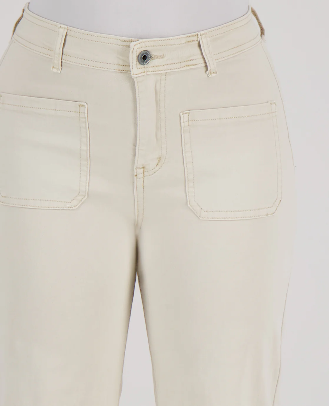 Pant Straight Superstretch Denim | Zand - Image 4