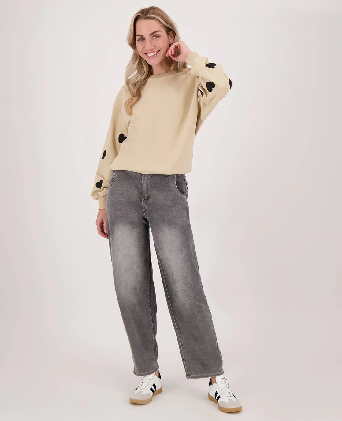 Pant Stretch Denim | Grijs - Image 7