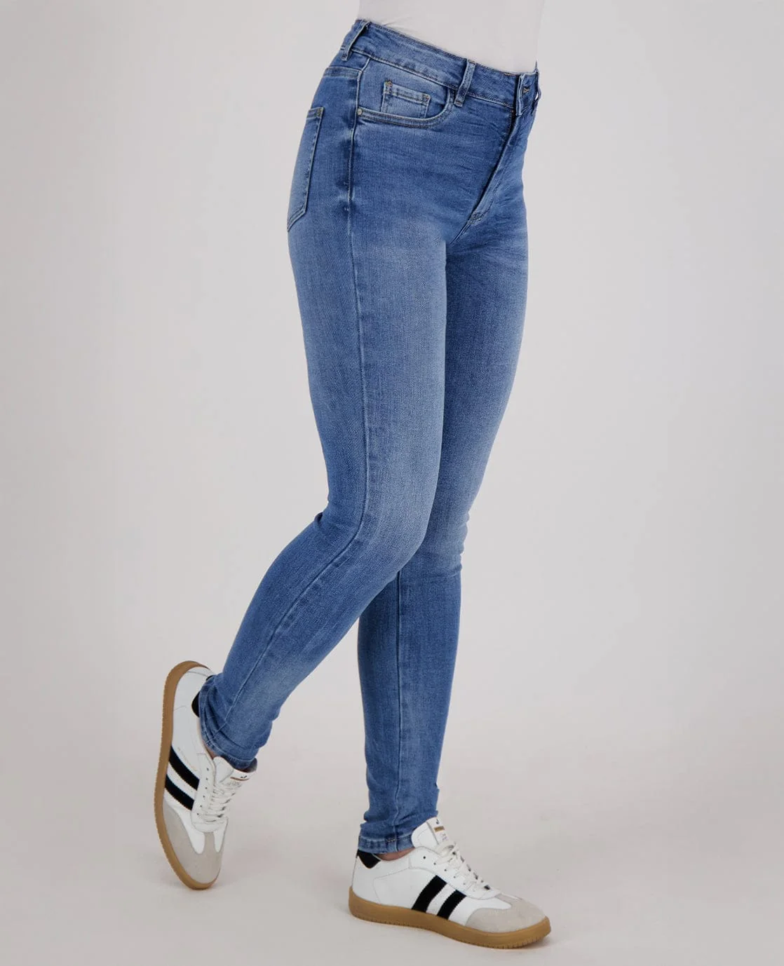 Pant Stretch Denim | Medium Denim Blue - Image 4