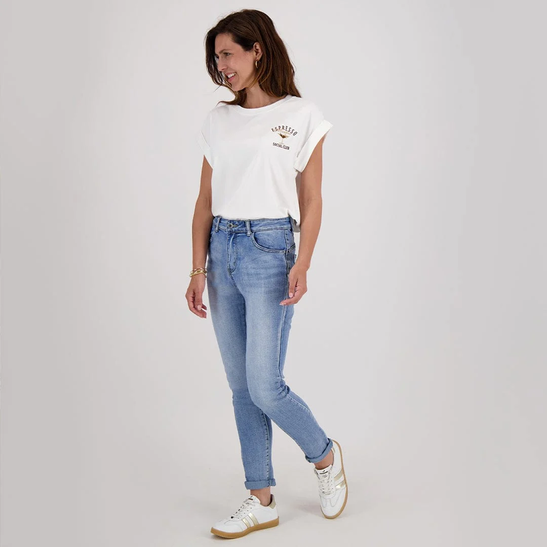 Pant Stretch Denim | Medium Denim Blue - Image 10