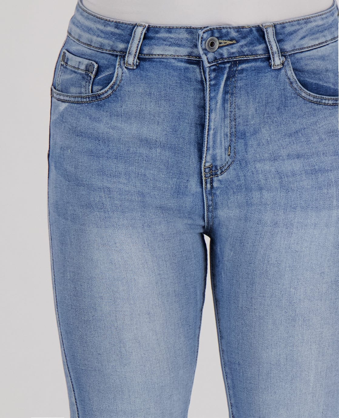Pant Stretch Denim | Medium Denim Blue - Image 3