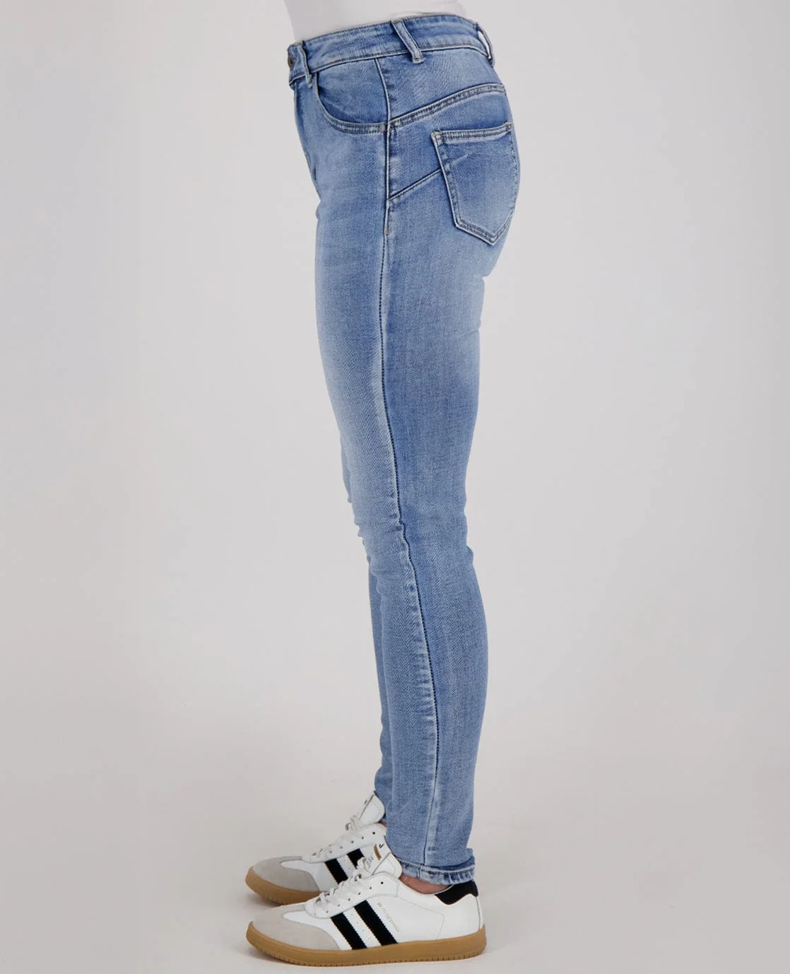 Pant Stretch Denim | Medium Denim Blue - Image 4