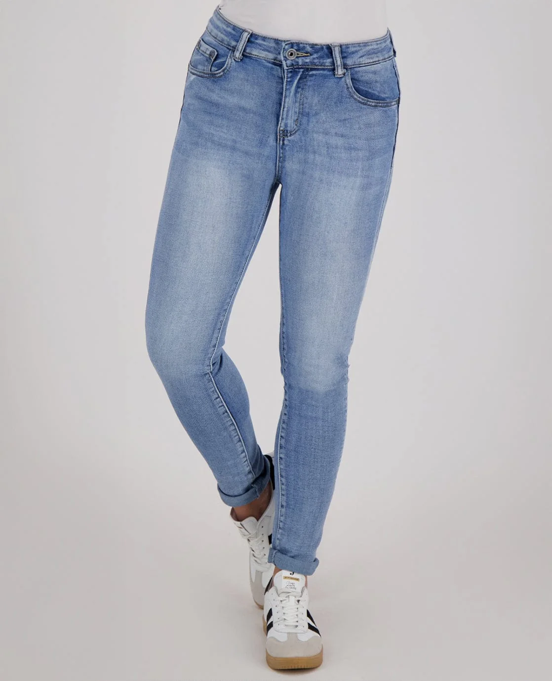 Pant Stretch Denim | Medium Denim Blue - Image 7