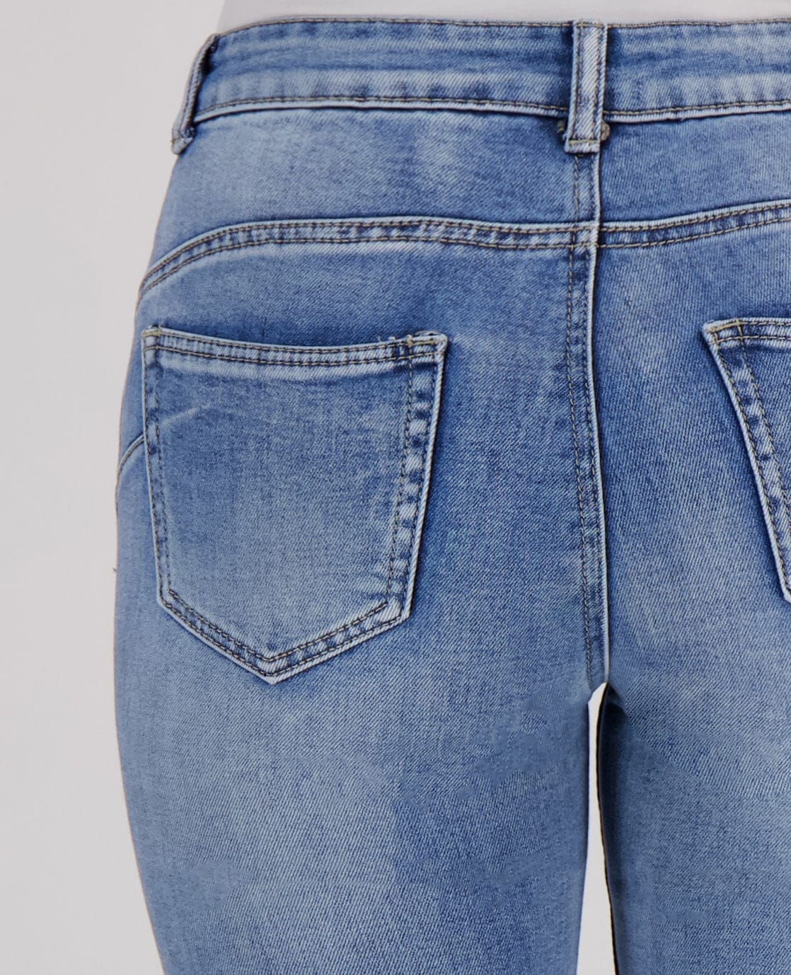 Pant Stretch Denim | Medium Denim Blue - Image 9