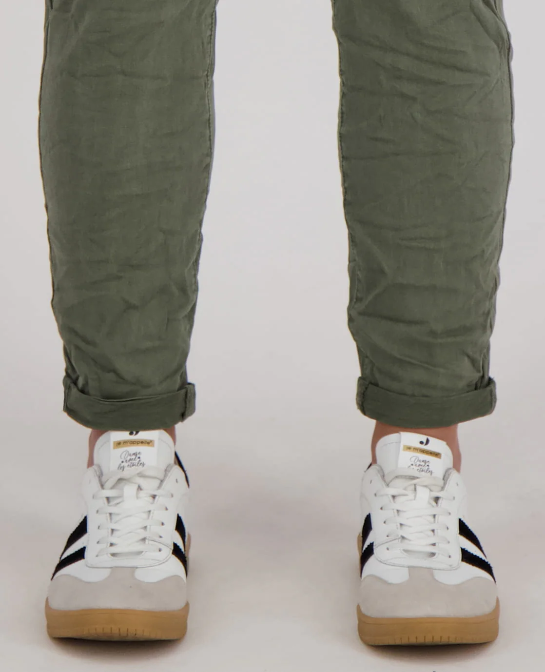Pant Superstretch Crincle Denim | Army Green - Image 8