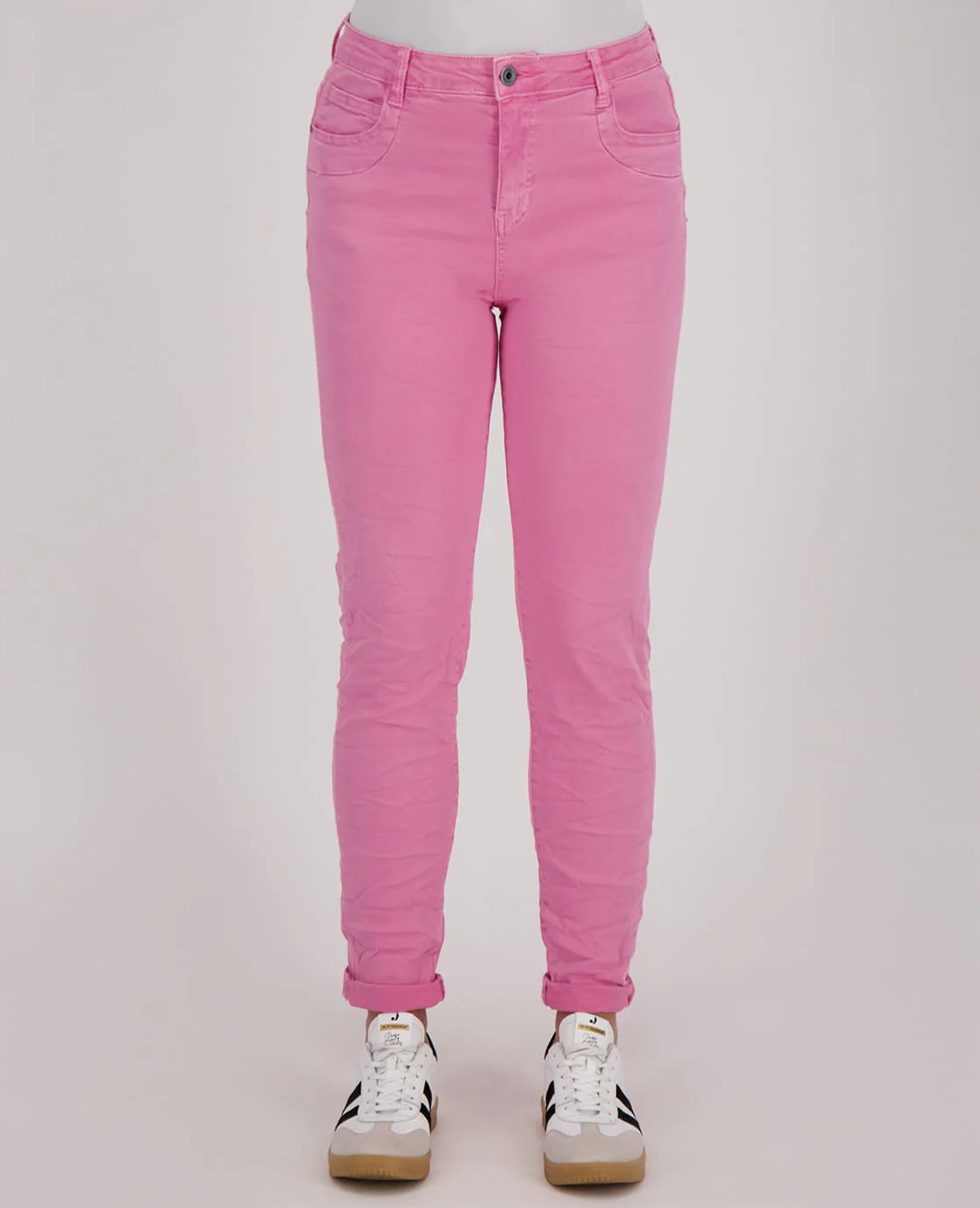 Pant Superstretch Crincle Denim | Pink - Image 2