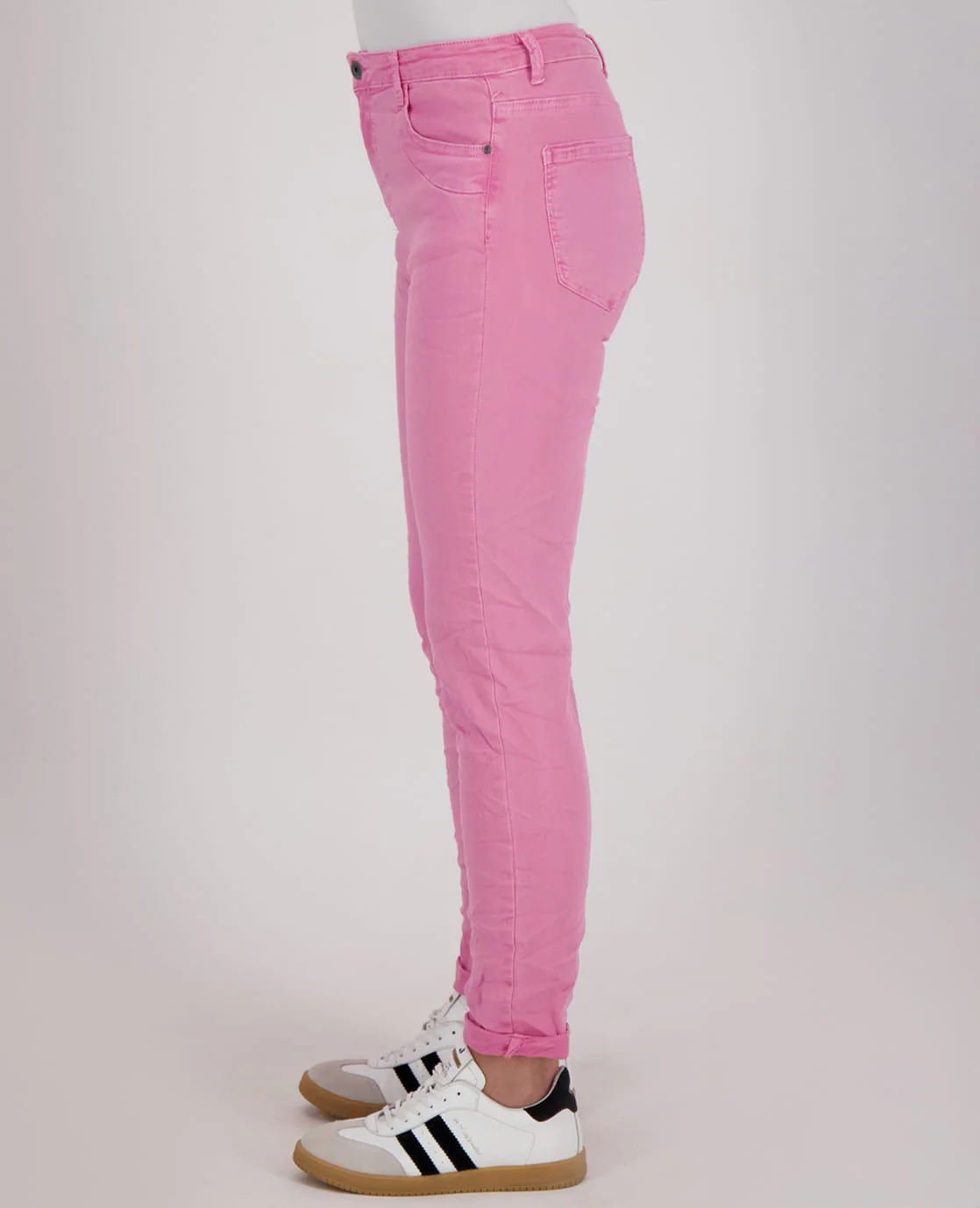 Pant Superstretch Crincle Denim | Pink - Image 5
